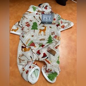 Berkshire Cream Holiday Dog Onesie